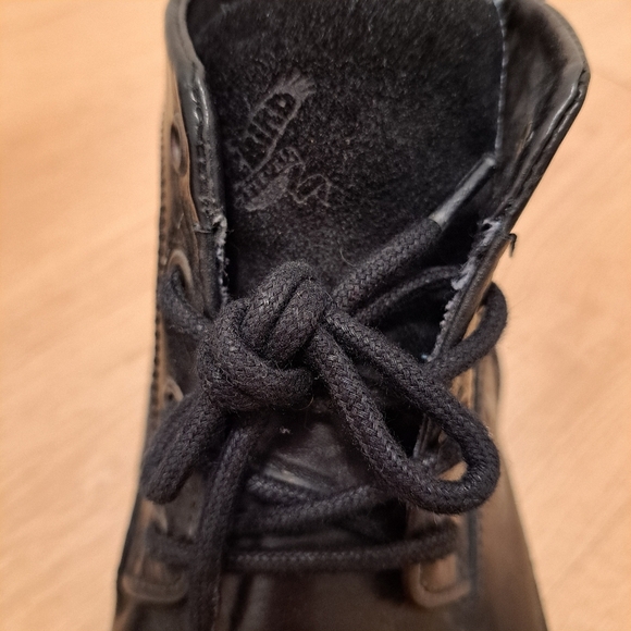 FREEBIRD Men's Black Lace Up Leather  Side Zip Ankle Orion Moto Boot Size 9 - Picture 9 of 11